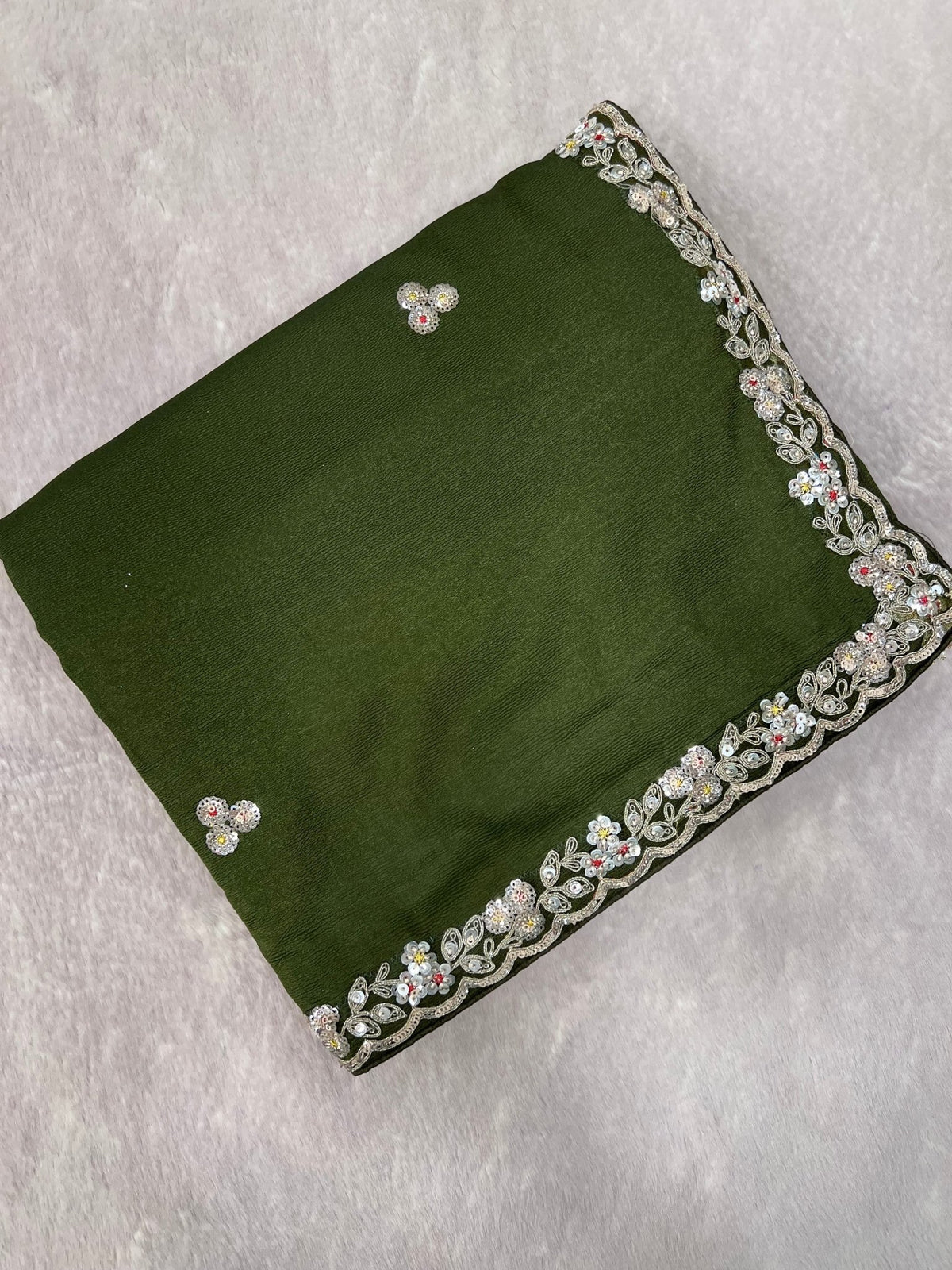 Designer Fancy Saree With Work - Kanjeevaram Silk Mandir