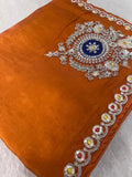 Designer Fancy Saree With Work - Kanjeevaram Silk Mandir