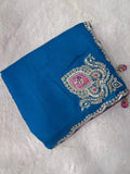 Designer Fancy Saree With Work - Kanjeevaram Silk Mandir