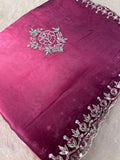 Designer Fancy Saree With Work - Kanjeevaram Silk Mandir