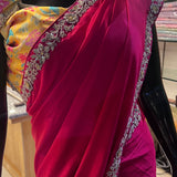 Designer Fancy Saree With Work - Kanjeevaram Silk Mandir