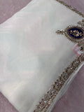 Designer Fancy Saree With Work - Kanjeevaram Silk Mandir