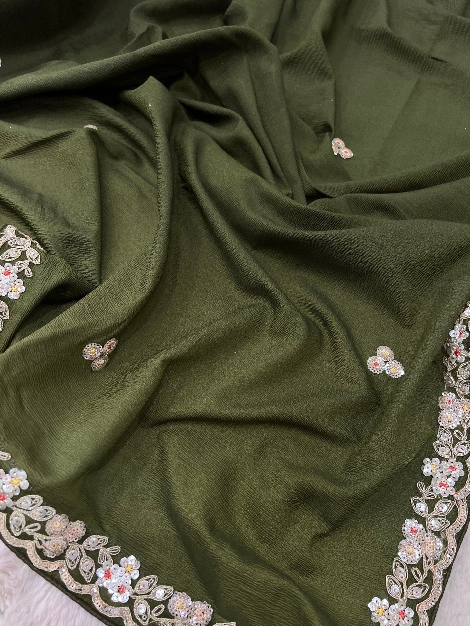 Designer Fancy Saree With Work - Kanjeevaram Silk Mandir