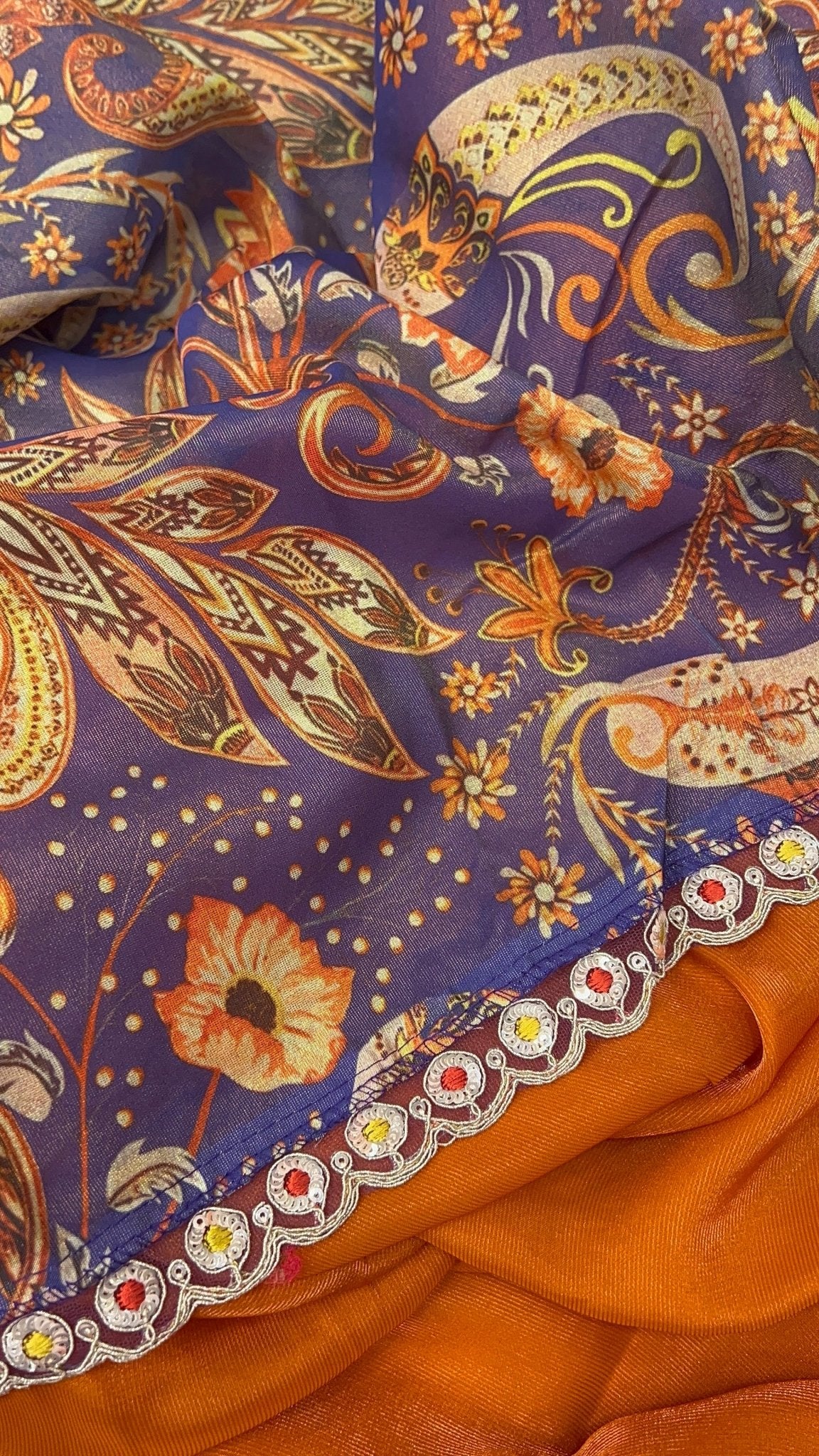 Designer Fancy Saree With Work - Kanjeevaram Silk Mandir
