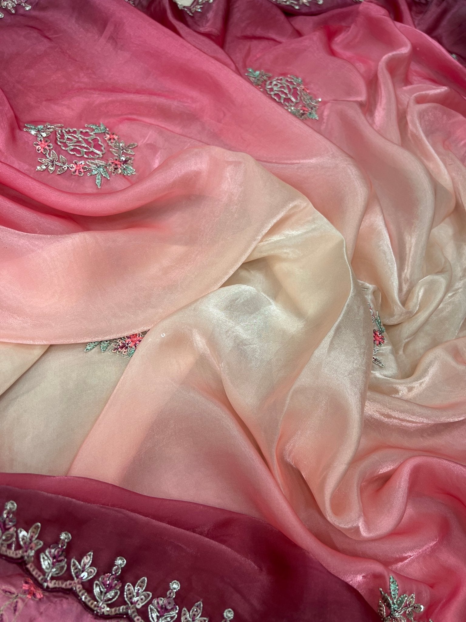 Designer Fancy Saree With Work - Kanjeevaram Silk Mandir