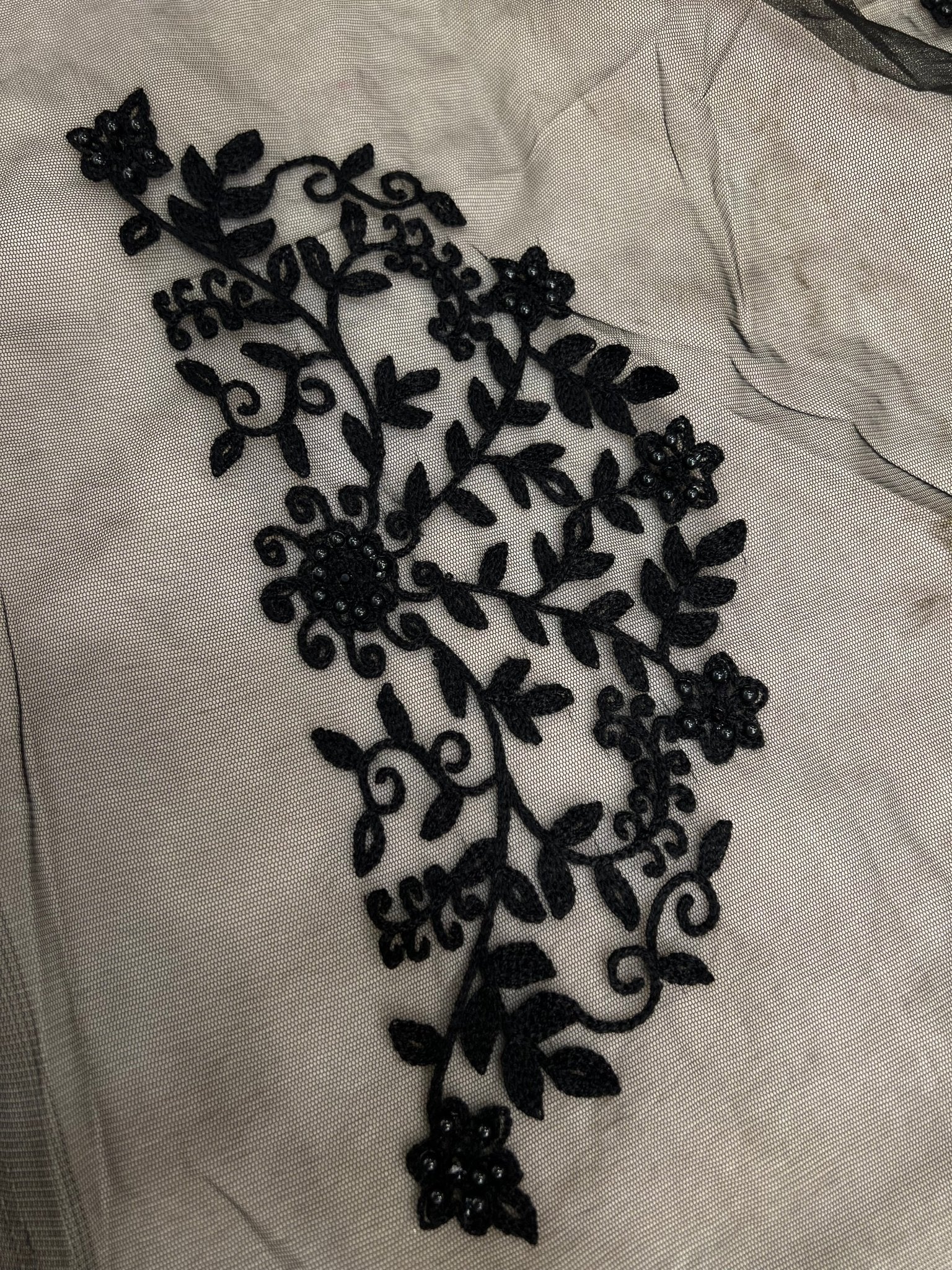 Designer Netted Saree - Kanjeevaram Silk Mandir