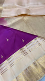 Half mix Kanjeevaram silk saree - Kanjeevaram Silk Mandir