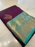 Half mix Kanjeevaram silk saree - Kanjeevaram Silk Mandir