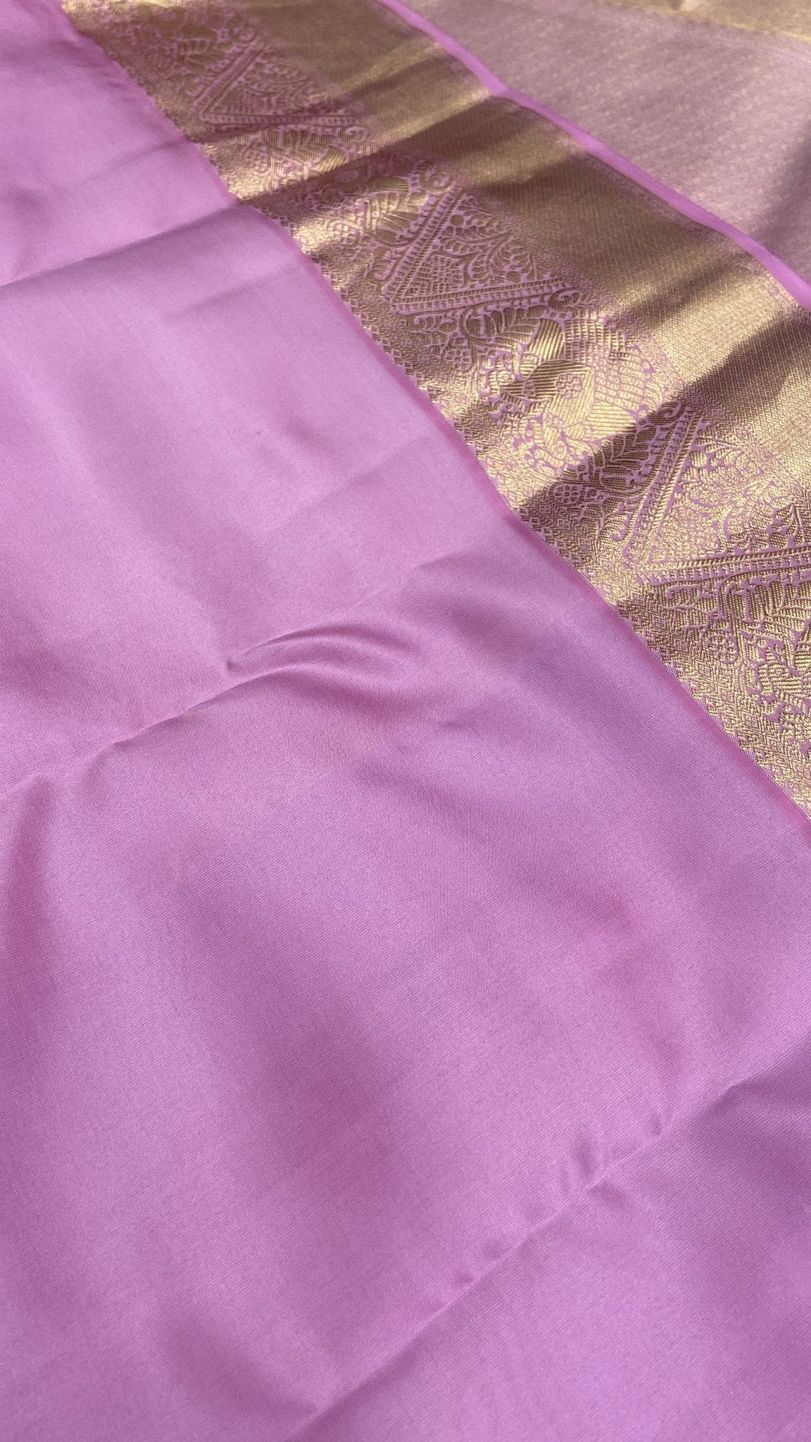 Half mix Kanjeevaram silk saree - Kanjeevaram Silk Mandir