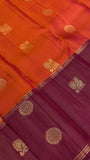 Half Mix Kanjeevaram Silk Saree - Kanjeevaram Silk Mandir