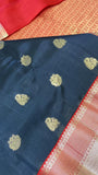 Half mix Kanjeevaram silk saree - Kanjeevaram Silk Mandir