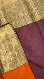 Half Mix Kanjeevaram Silk Saree - Kanjeevaram Silk Mandir
