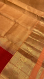 Half mix Kanjeevaram silk saree - Kanjeevaram Silk Mandir