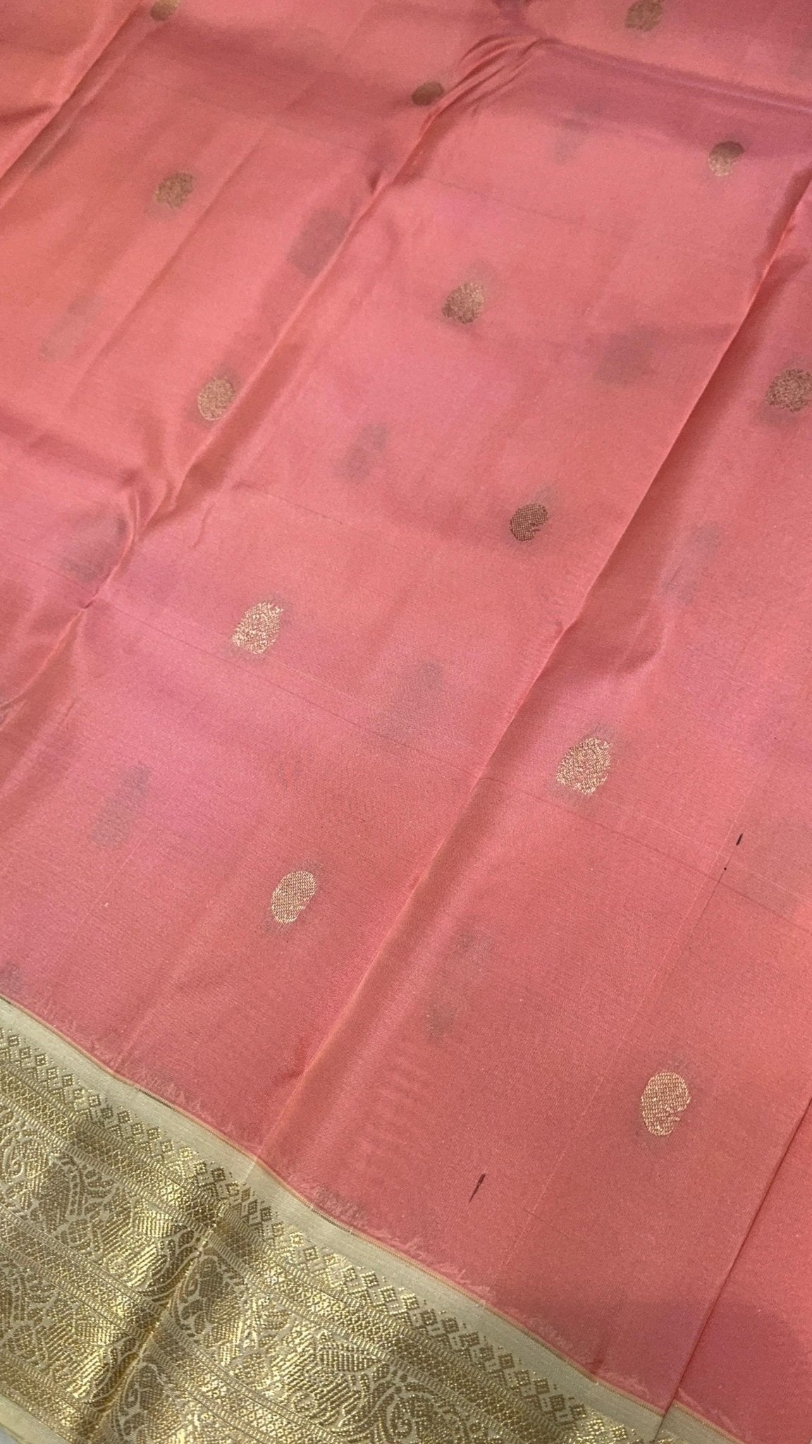 Half mix Kanjeevaram silk saree - Kanjeevaram Silk Mandir
