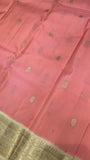 Half mix Kanjeevaram silk saree - Kanjeevaram Silk Mandir