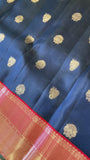 Half mix Kanjeevaram silk saree - Kanjeevaram Silk Mandir