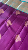 Half mix Kanjeevaram silk saree - Kanjeevaram Silk Mandir