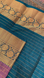 Half Mix Kanjeevaram Silk Saree - Kanjeevaram Silk Mandir
