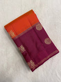 Half Mix Kanjeevaram Silk Saree - Kanjeevaram Silk Mandir
