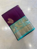 Half mix Kanjeevaram silk saree - Kanjeevaram Silk Mandir