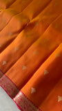 Half mix Kanjeevaram silk saree - Kanjeevaram Silk Mandir
