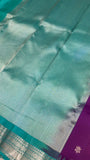 Half mix Kanjeevaram silk saree - Kanjeevaram Silk Mandir