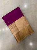 Half mix Kanjeevaram silk saree - Kanjeevaram Silk Mandir