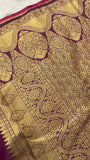 Half Mix Kanjeevaram Silk Saree - Kanjeevaram Silk Mandir