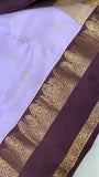 Half mix Kanjeevaram silk saree - Kanjeevaram Silk Mandir