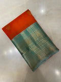 Half mix Kanjeevaram silk saree - Kanjeevaram Silk Mandir