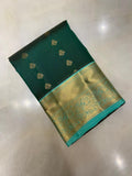 Half mix Kanjeevaram silk saree - Kanjeevaram Silk Mandir