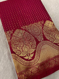 Half Mix Kanjeevaram Silk Saree - Kanjeevaram Silk Mandir
