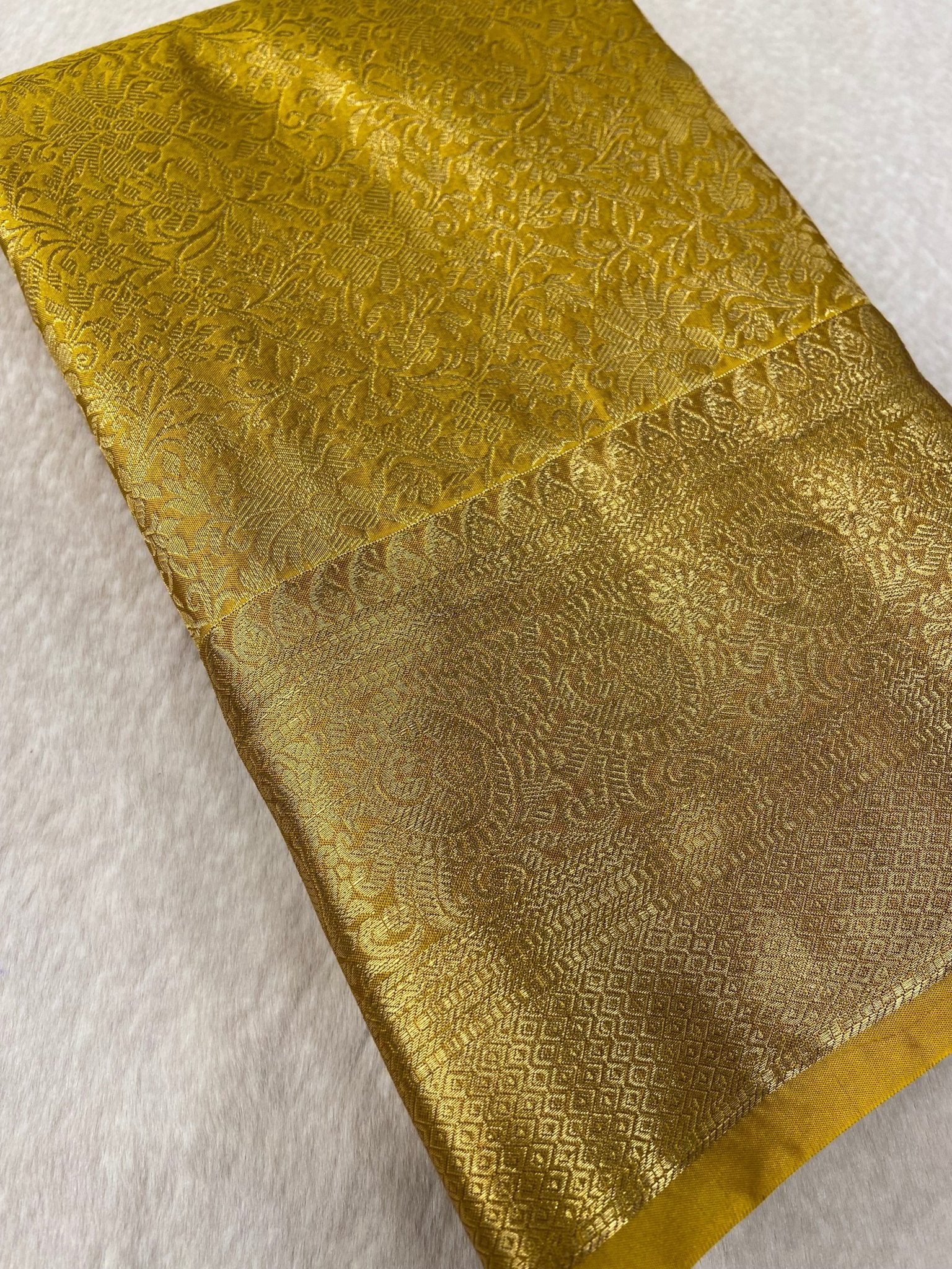 Half Mix Kanjeevaram Silk Saree - Kanjeevaram Silk Mandir