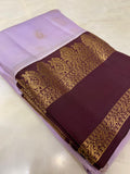 Half mix Kanjeevaram silk saree - Kanjeevaram Silk Mandir