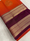 Half Mix Kanjeevaram Silk Saree - Kanjeevaram Silk Mandir