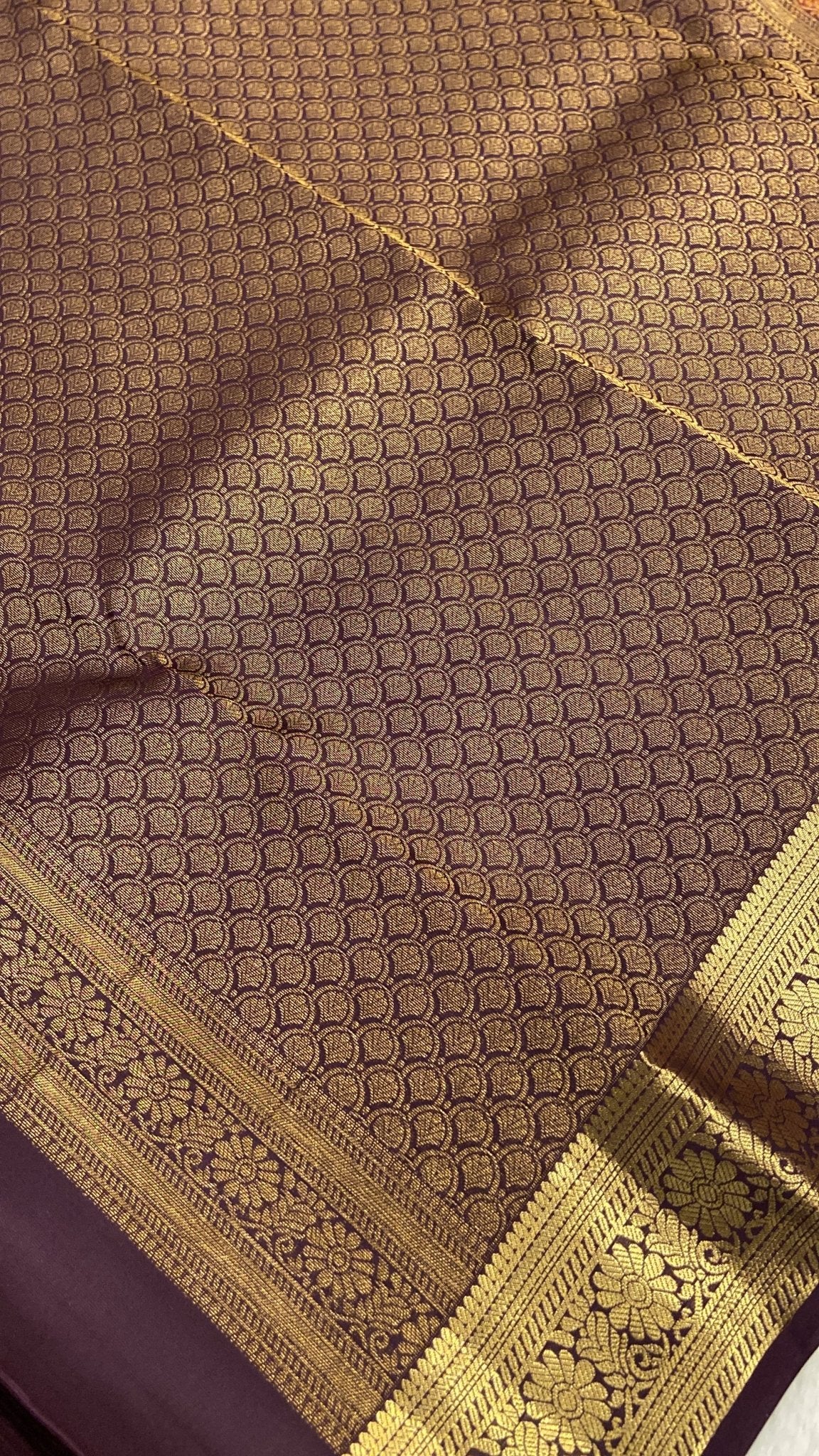 Half Mix Kanjeevaram Silk Saree🌼 - Kanjeevaram Silk Mandir