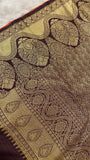 Half mix Kanjeevaram silk saree - Kanjeevaram Silk Mandir