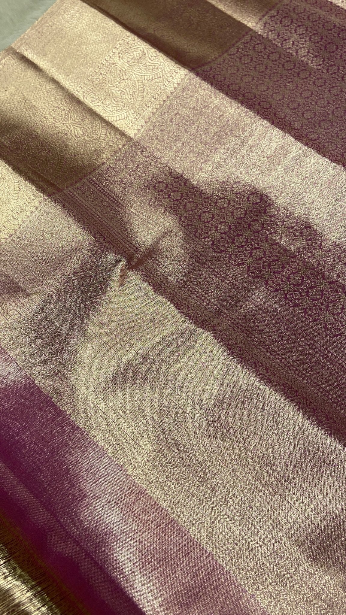 Half Mix Kanjeevaram Silk Saree - Kanjeevaram Silk Mandir