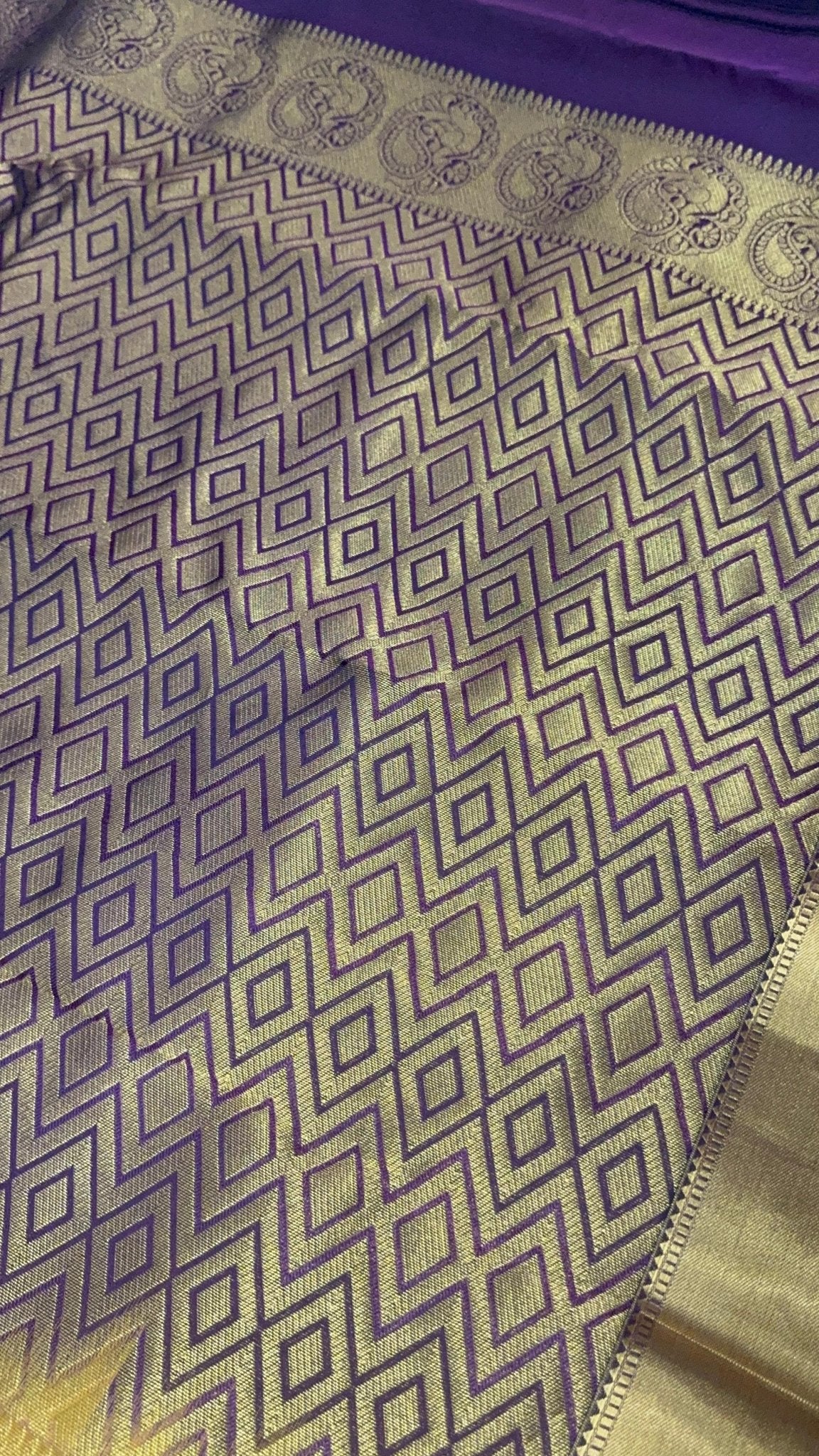 Half Mix Kanjeevaram Silk Saree - Kanjeevaram Silk Mandir
