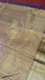 Half mix Kanjeevaram silk saree - Kanjeevaram Silk Mandir