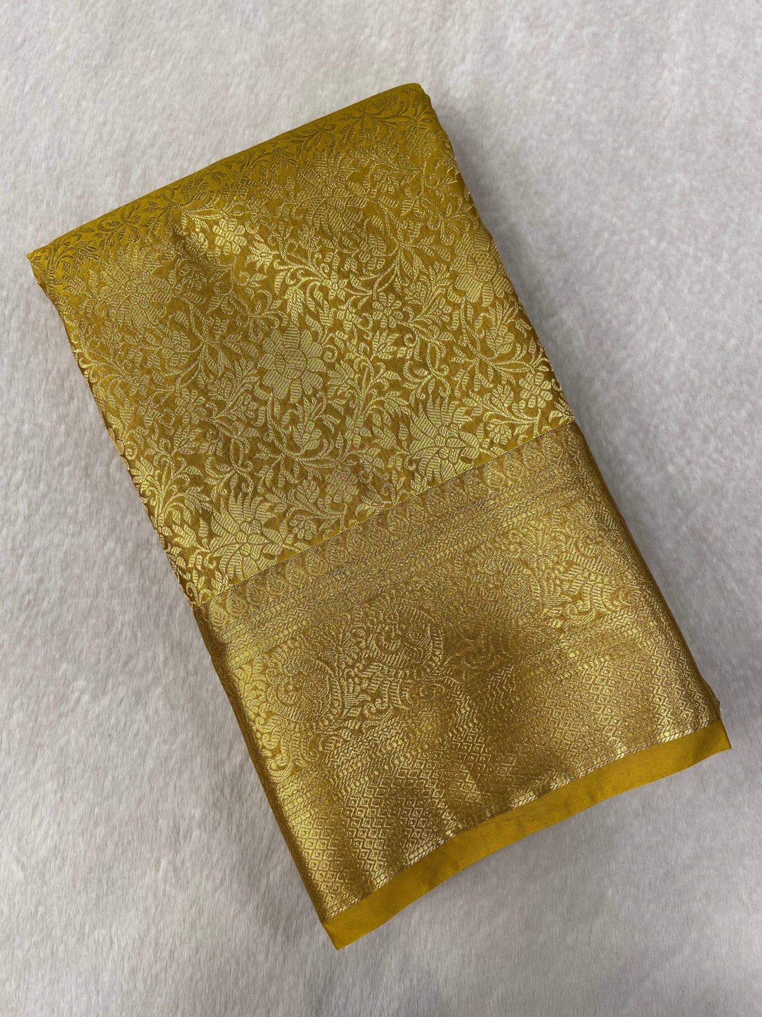 Half Mix Kanjeevaram Silk Saree - Kanjeevaram Silk Mandir