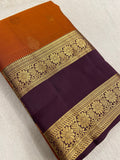 Half Mix Kanjeevaram Silk Saree🌼 - Kanjeevaram Silk Mandir