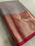 Half Mix Kanjeevaram Silk Saree - Kanjeevaram Silk Mandir