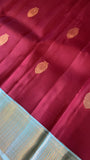 Half mix Kanjeevaram silk saree - Kanjeevaram Silk Mandir