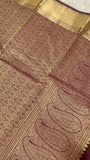 Half Mix Kanjeevaram Silk Saree - Kanjeevaram Silk Mandir