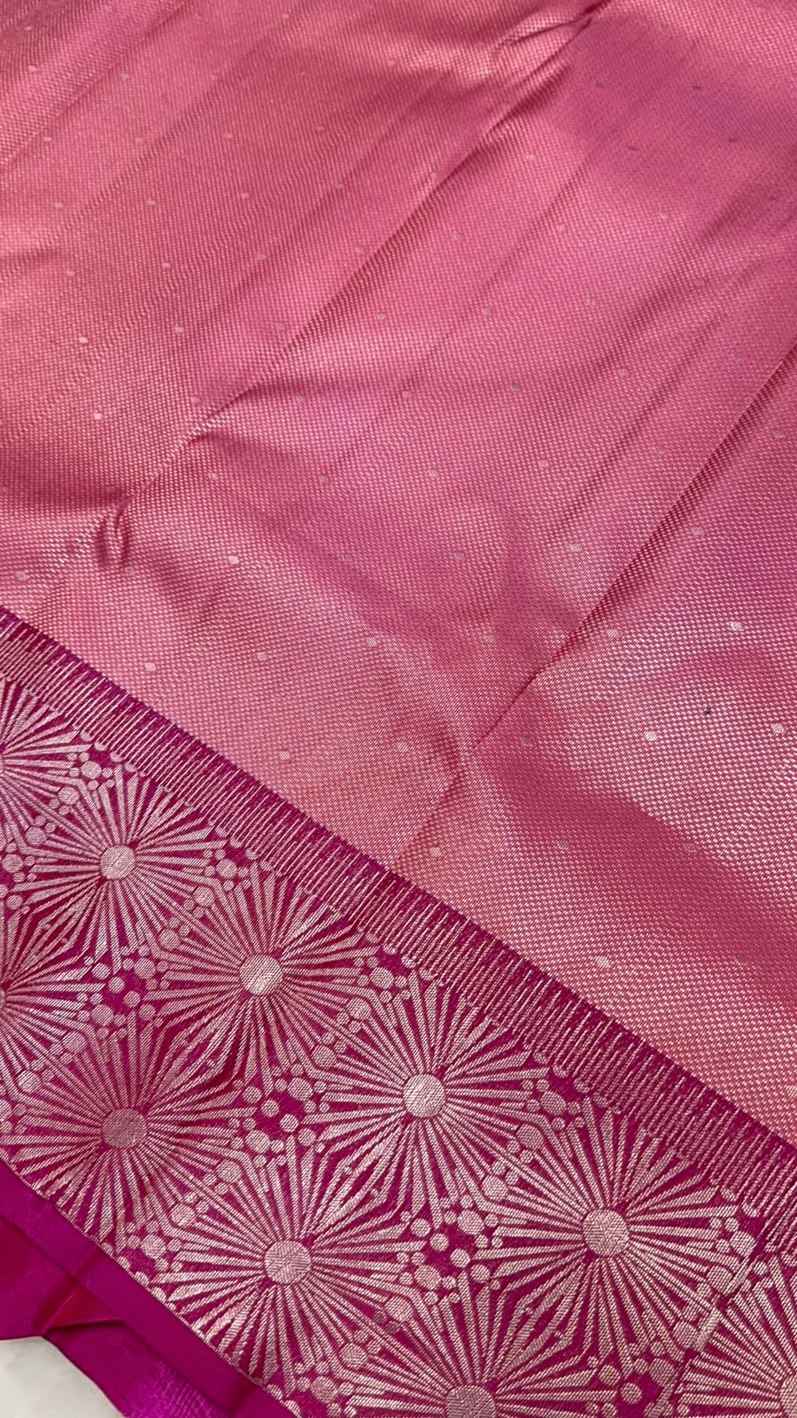 Half mix Kanjeevaram silk saree - Kanjeevaram Silk Mandir