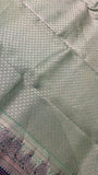Half mix Kanjeevaram silk saree - Kanjeevaram Silk Mandir