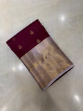 Half mix Kanjeevaram silk saree - Kanjeevaram Silk Mandir