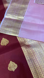 Half mix Kanjeevaram silk saree - Kanjeevaram Silk Mandir