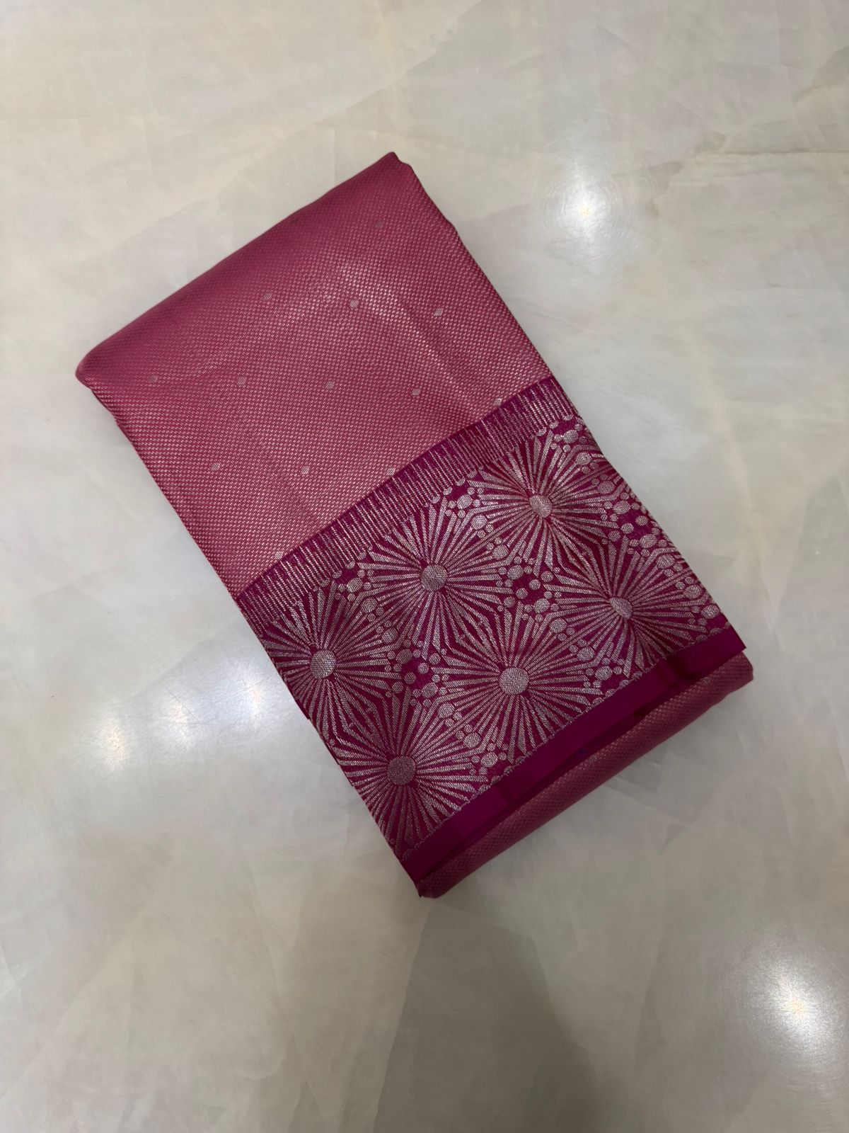 Half mix Kanjeevaram silk saree - Kanjeevaram Silk Mandir